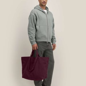 Shopping Bag 2.0 kangaskassi, väri Deep Plum