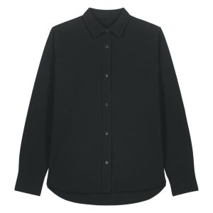 Stella Oxford Shirt kauluspaita, väri Black