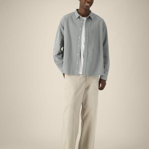 Worker kauluspaita, väri G. Dyed Misty Grey